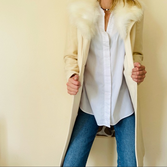 Red Valentino Garavani ecru white wool coat - Picture 2 of 11
